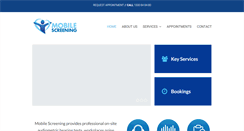 Desktop Screenshot of mobilescreening.com.au